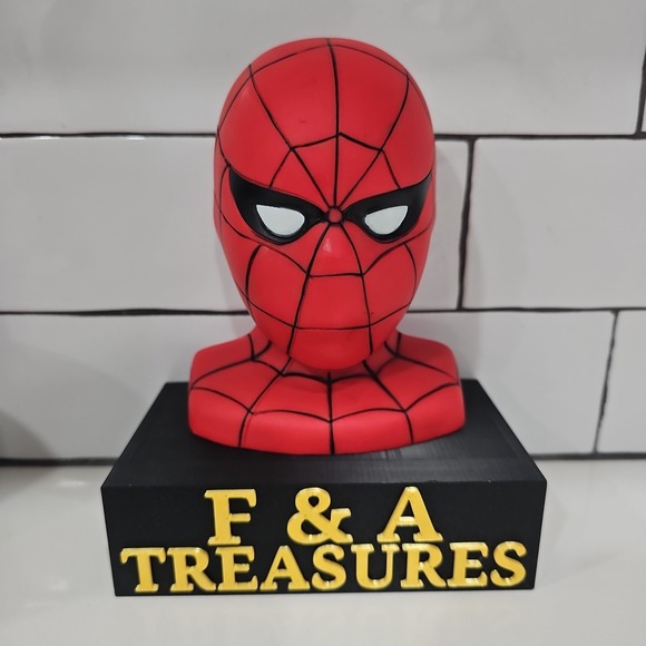 Marvel Comics Other - Vintage 1986 Marvel Comics Amazing Spider-Man Vinyl Coin Bank 5 3/4 In Tall